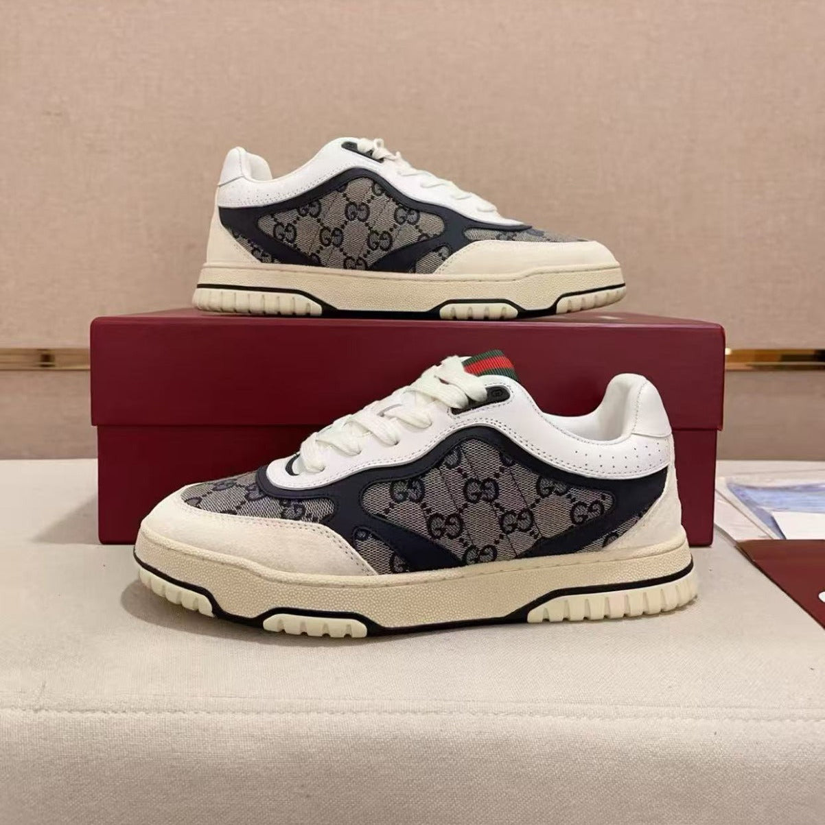 Tênis Gucci Re-Web Trainer